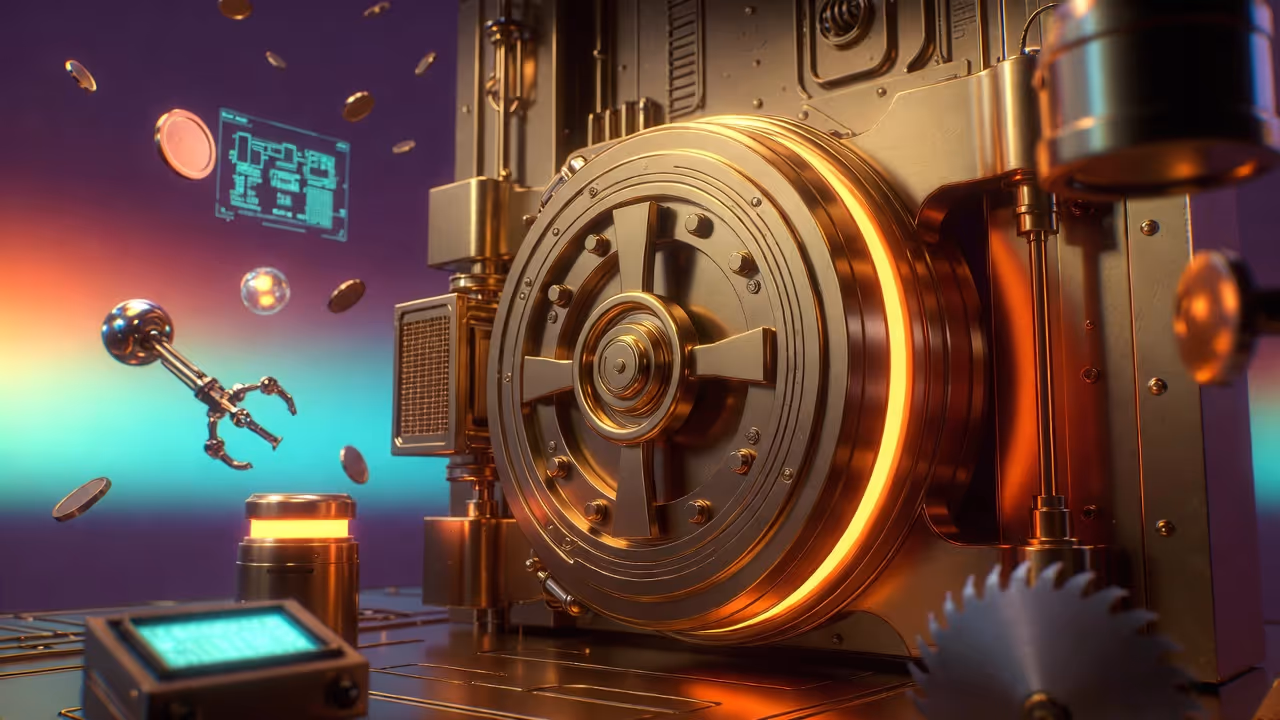 Crypto Gambling Revolution Illustration